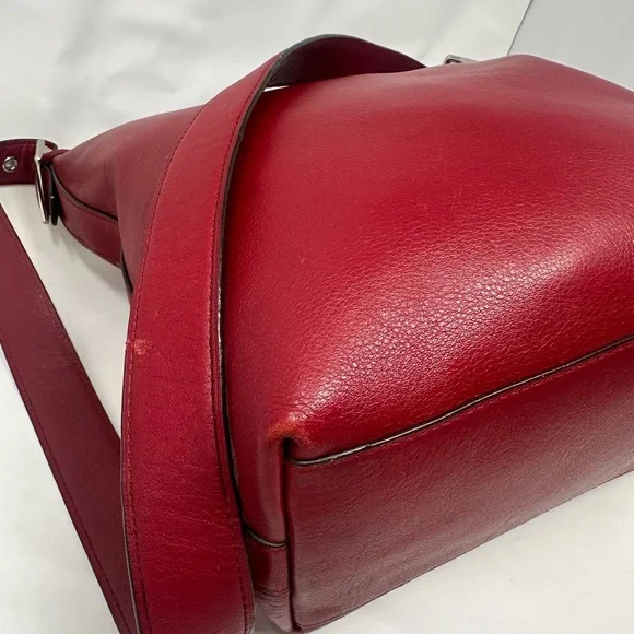 COACH Legacy Tassel Duffle 19889
Leather Crossbody Bag Deep Red - Picture 11 of 17